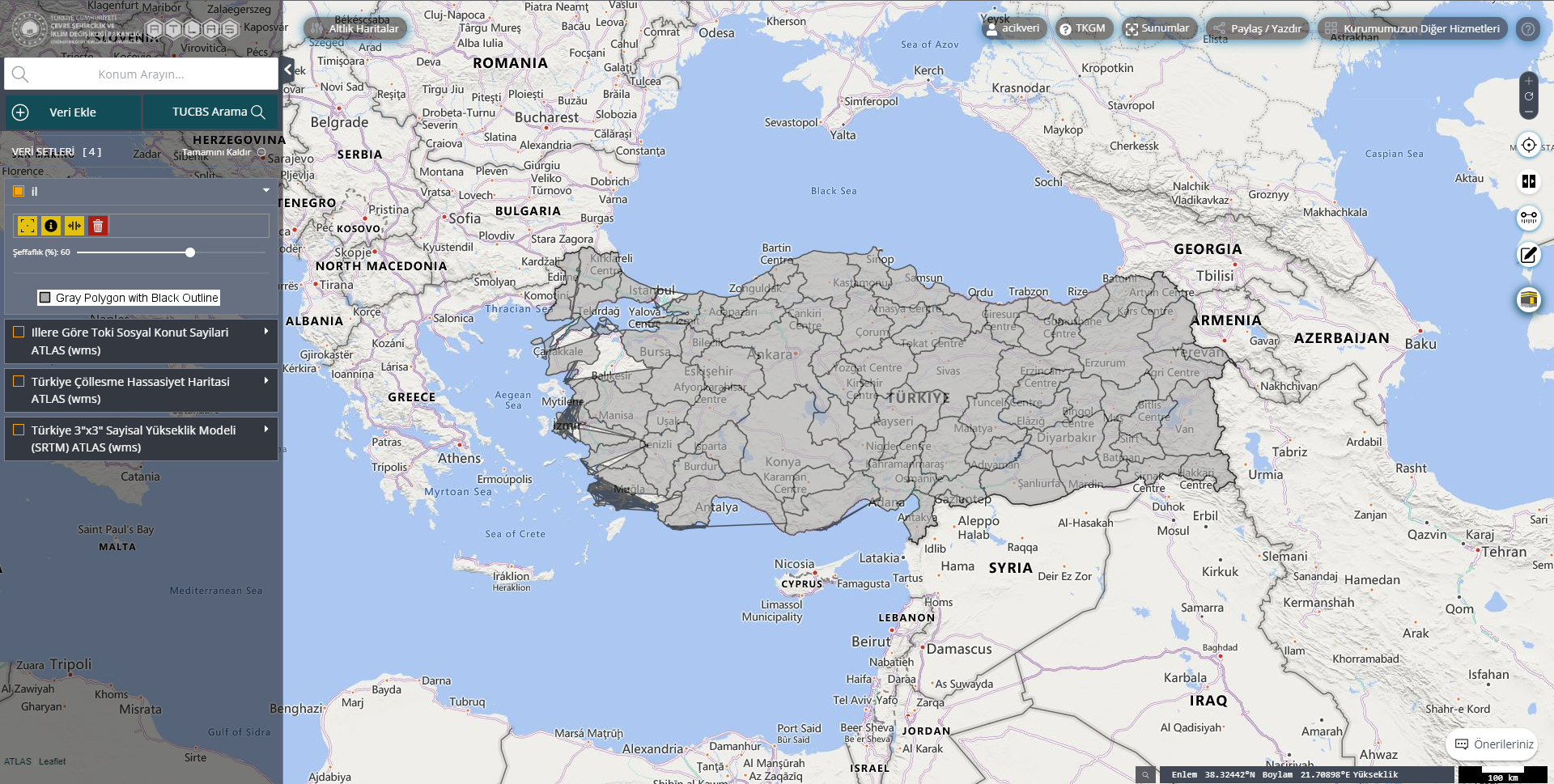 Atlas Uygulaması