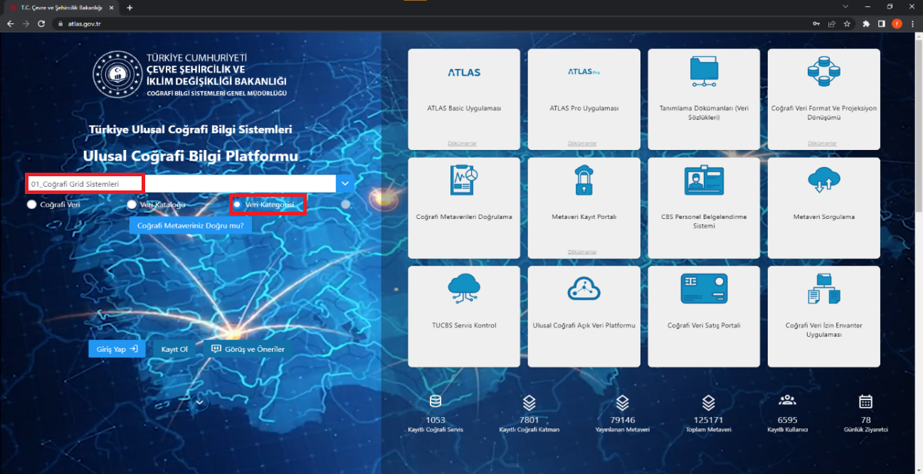 Atlas Uygulaması