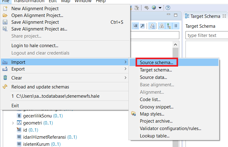 Source Schema