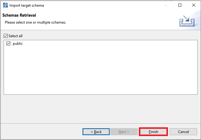 Import Target Schema