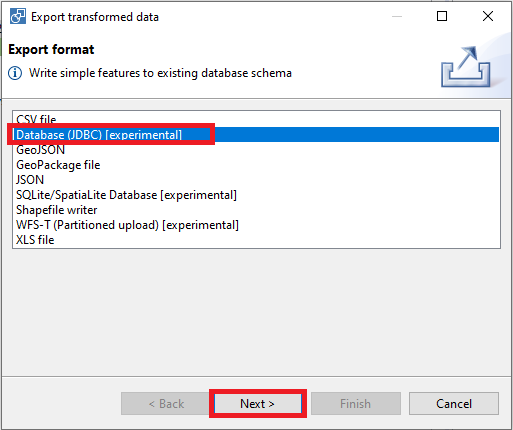 Export Formatı