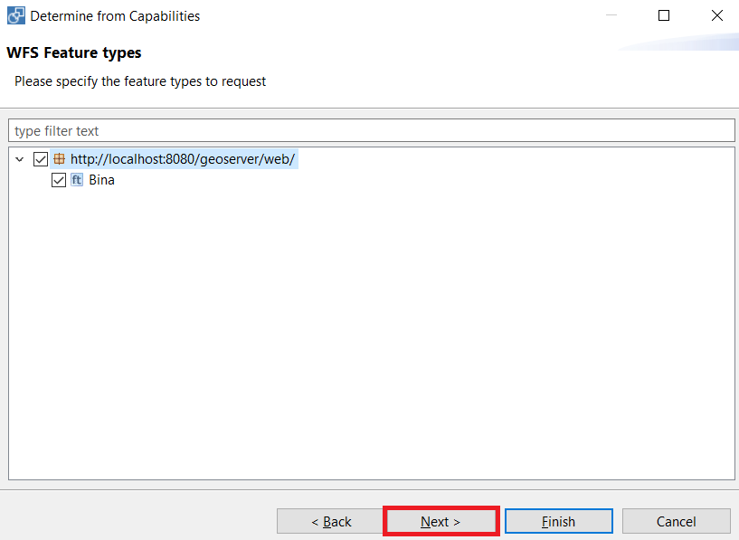 WFS Feature Types