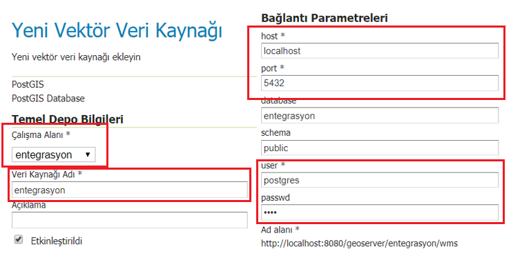 Veri Kaynağı Seç