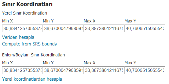 Sınır Hesaplama