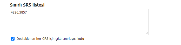 Sınırlı SRS